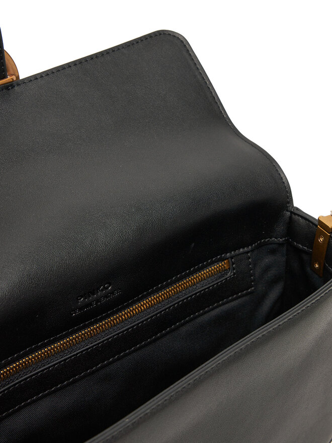 PINKO Handtasche PINKO Love One Classic Slouchy Fl PE 25 PLTT 104524 A0QO Schwarz
