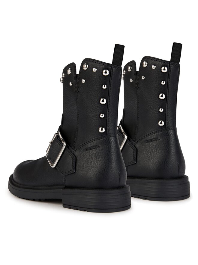 Geox Stiefeletten Geox Jr Eclair J369QK 000BU C9999 S Schwarz