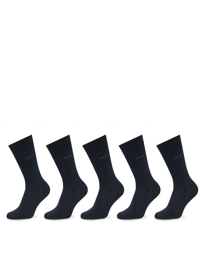 BOSS 5er-Set hohe Unisex-Socken BOSS 5P Rs Uni CC 50478221 Bunt