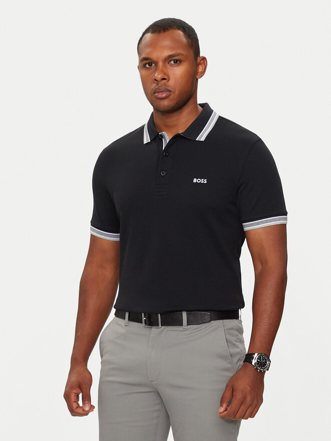 BOSS Boss Poloshirt Paddy 50469055 Schwarz Regular Fit