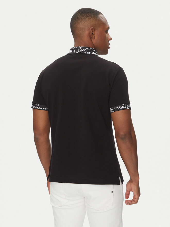 Versace Jeans Couture Versace Jeans Couture Poloshirt 78GAGT02 Schwarz Regular Fit