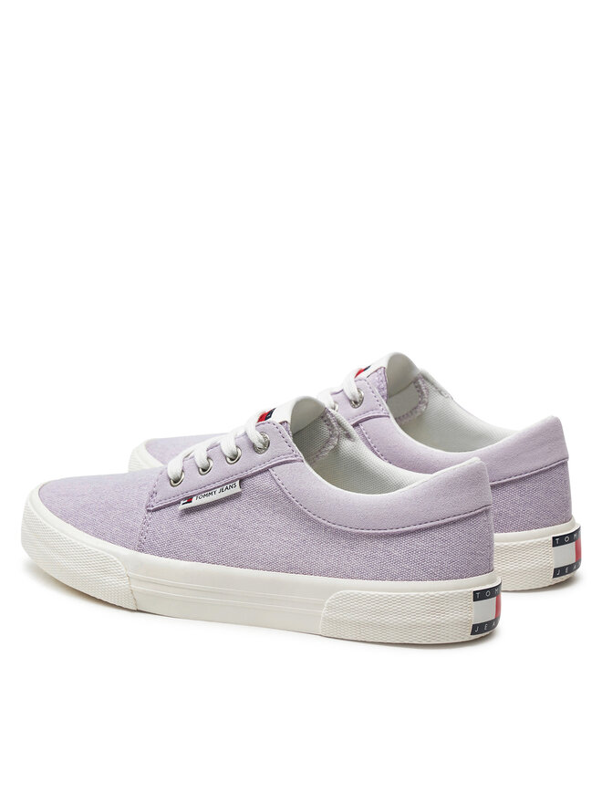 Tommy Jeans Πάνινα παπούτσια Tommy Jeans Tjw Vulc Skate Derby EN0EN02494 Μωβ