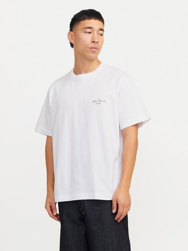 Jack&Jones Jack&Jones Póló Islington 12273015 Fehér Loose Fit