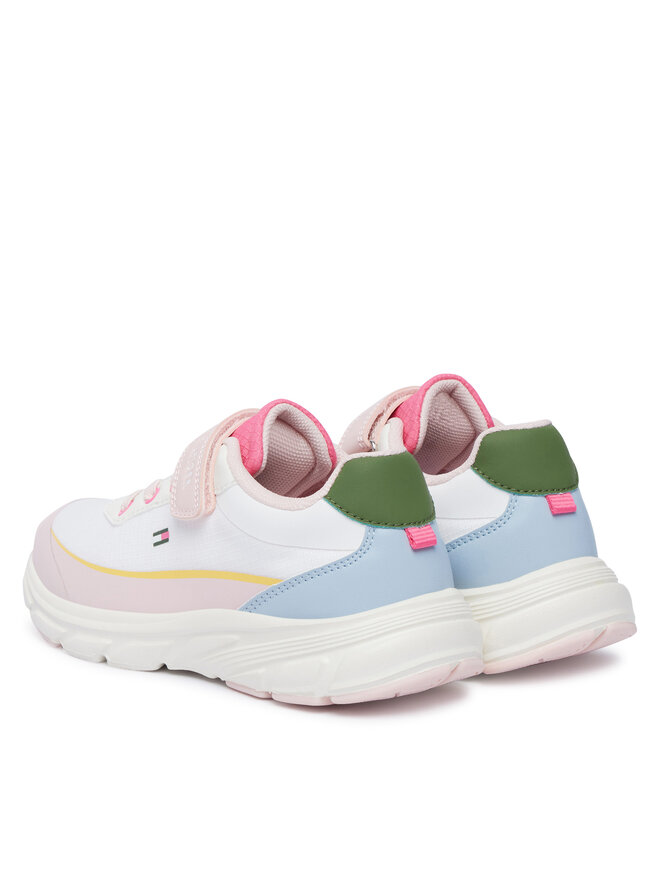 Tommy Hilfiger Sneakers Tommy Hilfiger Low Cut Lace-Up/Velcro Sneaker T1A9-35107-1861 S Bunt