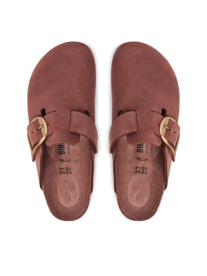 Birkenstock Pantoletten Birkenstock Boston Big Buckle Tonal 1033010 Rosa