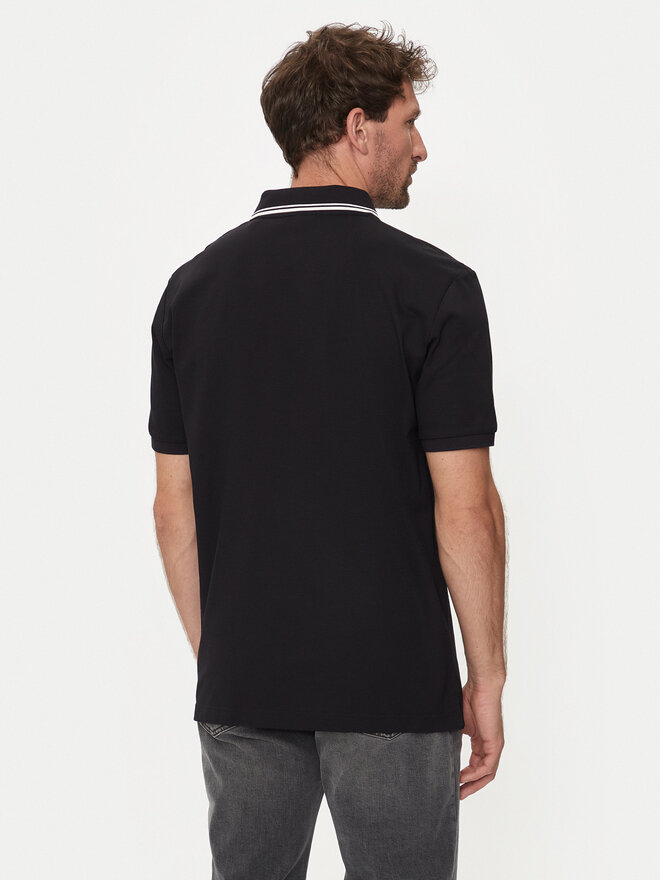 Gant Gant Polo marškinėliai Contrast 2013039 Juoda Regular Fit