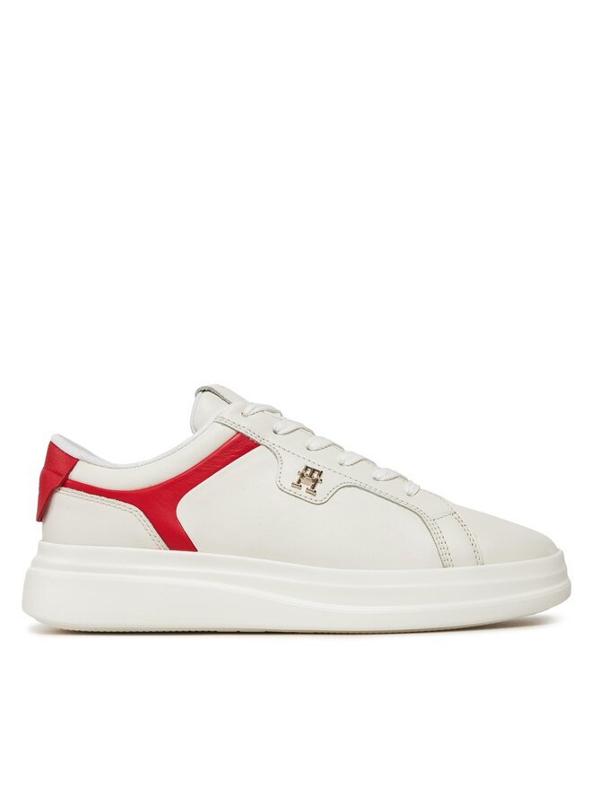 Tommy Hilfiger Sportcipők Tommy Hilfiger Pointy Court Sneaker FW0FW07460 Ekru