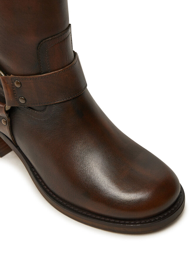 Bronx Kozačky Bronx High boots 14291-A Hnědá