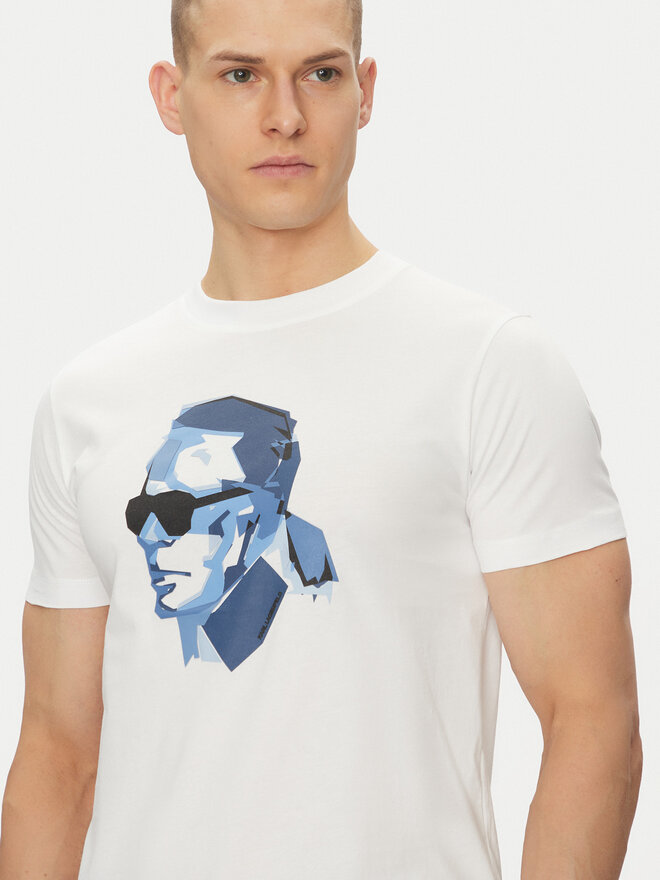KARL LAGERFELD KARL LAGERFELD T-Shirt 755065 552241 Weiß Regular Fit