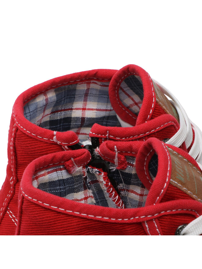 Mustang Sneakers aus Stoff Mustang 4058-505-5 Rot
