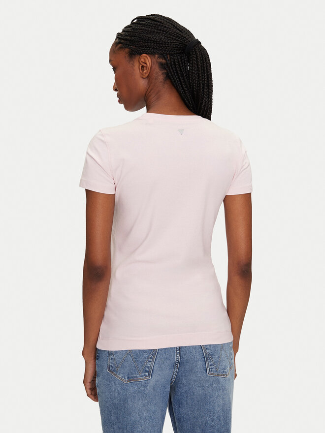 Guess Guess Marškinėliai 172941 Rožinė Classic Fit