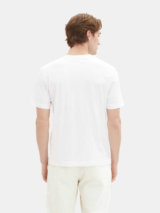 Tom Tailor Tom Tailor 2 marškinėlių komplektas 1037741 Balta Regular Fit