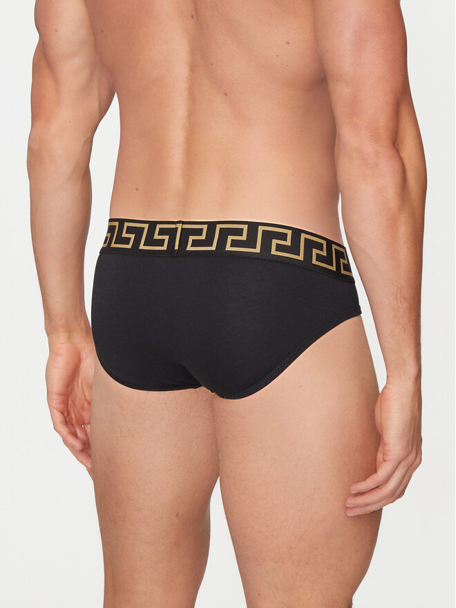 Versace Versace 2er-Set Slips AU10180 1A10011 Schwarz
