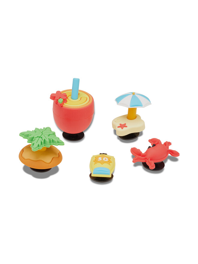 Crocs Apavu rotājums Crocs Beachy 5-pack 10014665 Daudzkrāsains