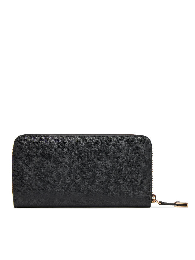 Liu Jo Duży Portfel Damski Liu Jo XL Zip Around AA5155 E0087 Czarny