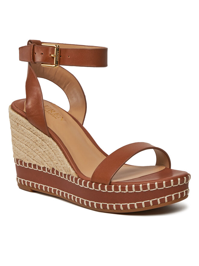 LAUREN RALPH LAUREN Espadryle LAUREN RALPH LAUREN 802940573002 Brązowy