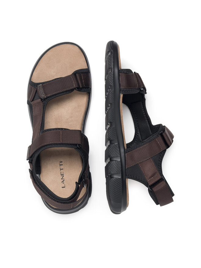Lanetti Sandali Lanetti MSS20230-13 Rjava