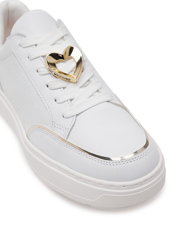 LOVE MOSCHINO Sneakersy LOVE MOSCHINO JA15214G1MIA610A Biały