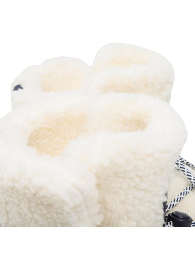 Tommy Hilfiger Schneeschuhe Tommy Hilfiger Th Faux Fur Snow Bootie FW0FW06850 Écru