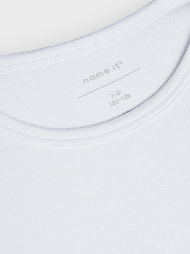 NAME IT NAME IT Σετ 2 T-Shirts 13209164 Λευκό Slim Fit