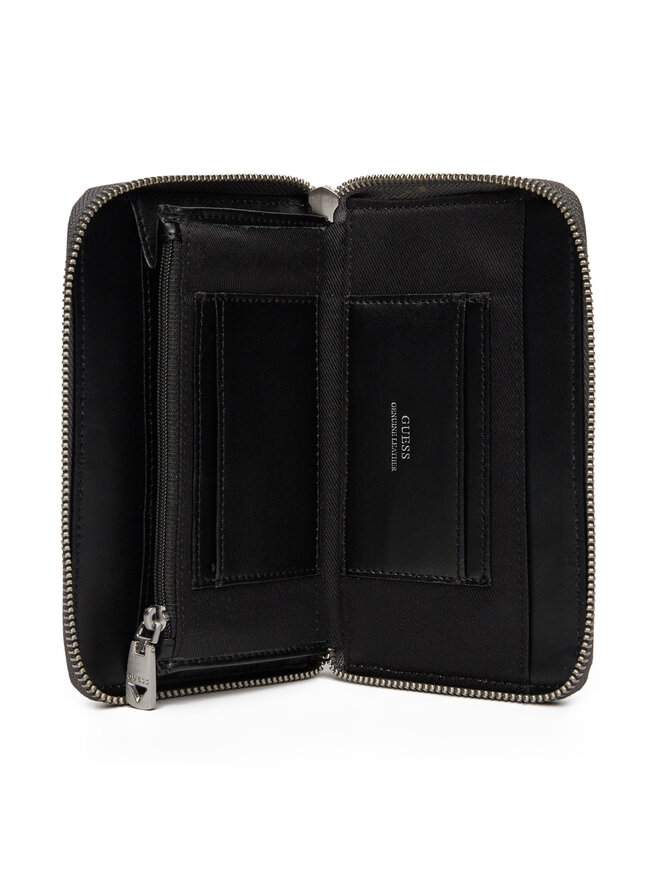 Guess Große Herren Geldbörse Guess SMLYLL LEA28 Schwarz