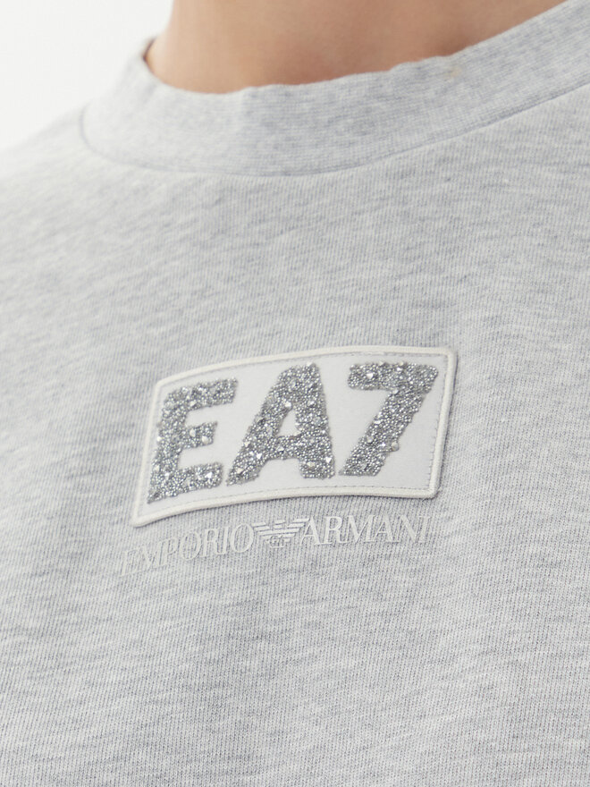 EA7 Emporio Armani EA7 Emporio Armani Camiseta 7W000177 AF12473 O8002 Gris Loose Fit