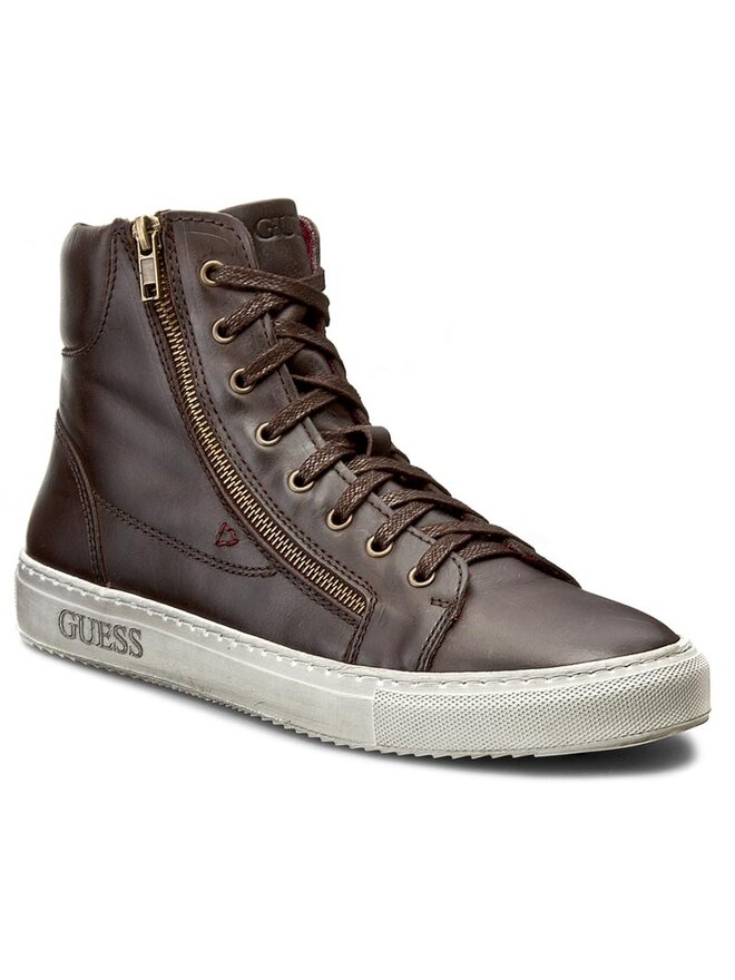 Polacchine Guess Corey FMCOR4 LEA09 Marrone escarpe