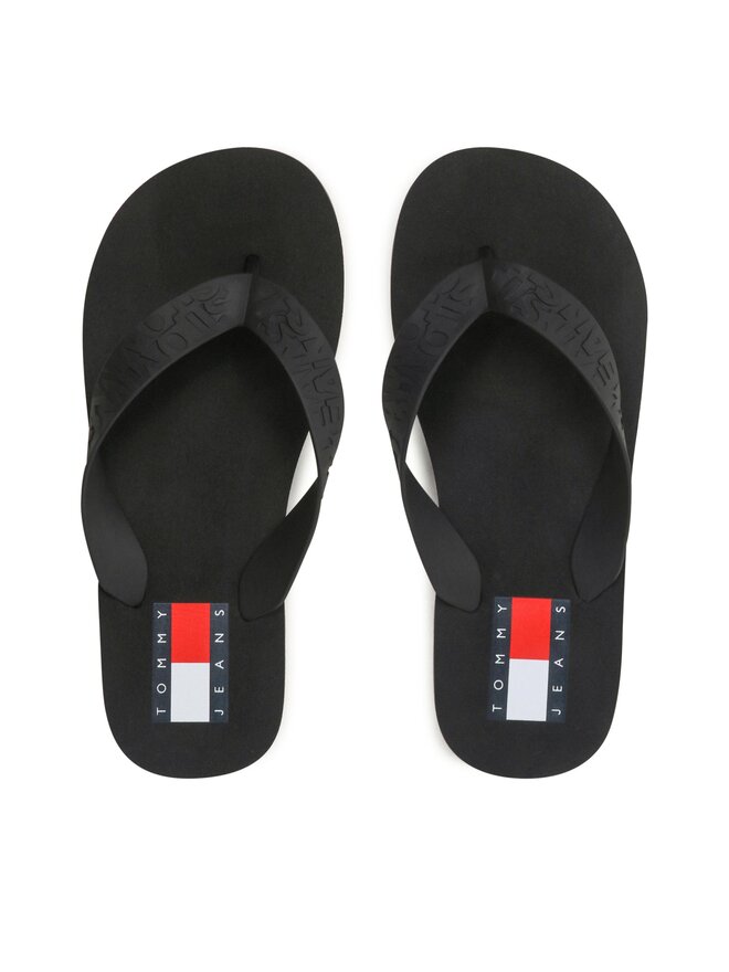 Tommy Jeans Infradito Tommy Jeans Tjw Flag Eva Beach Sandal EN0EN02194 Nero
