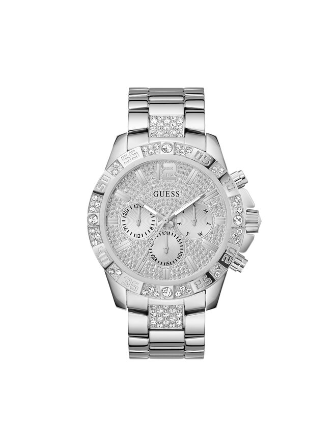 Guess Zegarek Guess GW0796G1 Srebrny