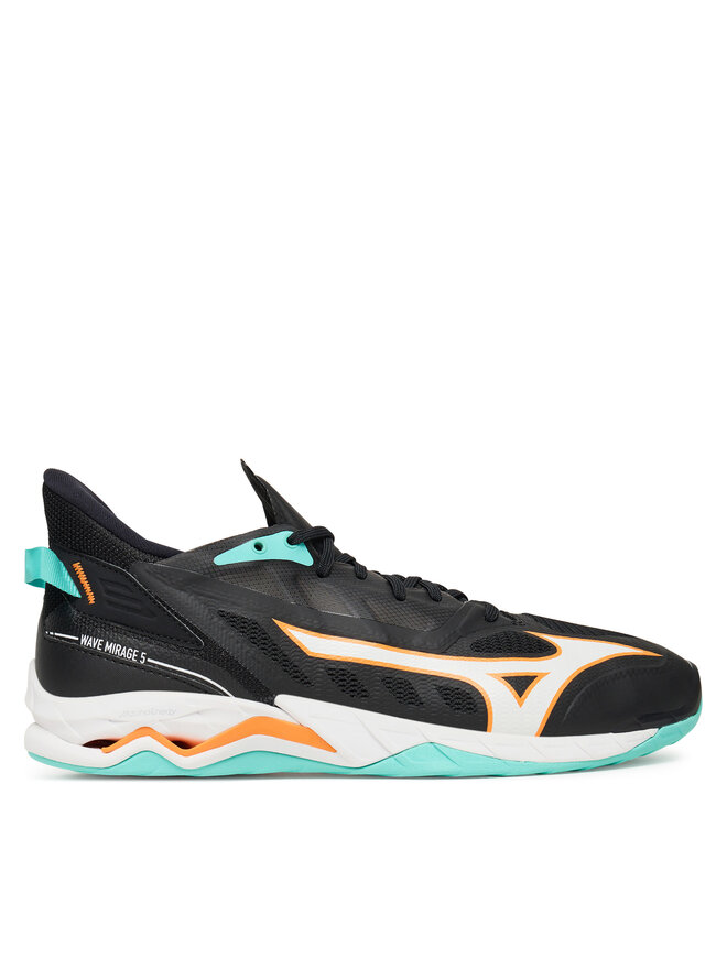 Mizuno Batai uždaroms aikštelėms Mizuno Wave Phantom 4 X1GA2350 Juoda