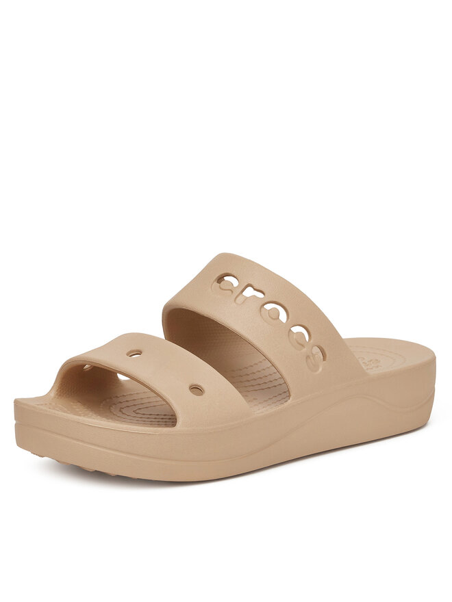 Crocs Παντόφλες Crocs BAYA PLATFORM SANDAL 208188-212 Μπεζ