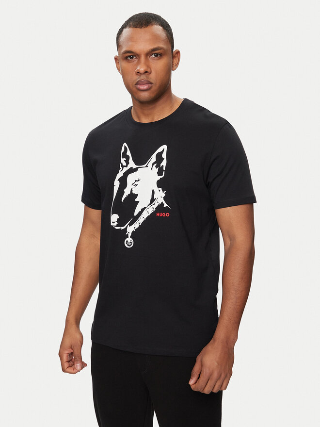 HUGO HUGO Camiseta Dammock 50504916 Negro Regular Fit