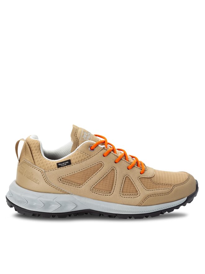 Jack Wolfskin Trekking čevlji Jack Wolfskin Woodland 2 Texapore Low W 4051341 Bež