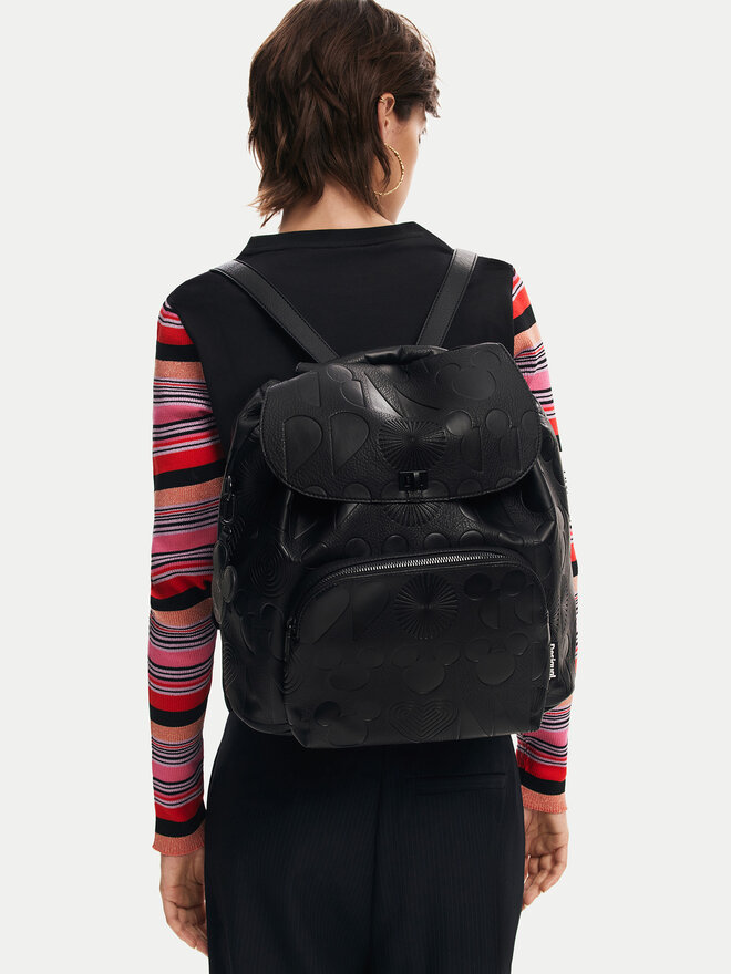 Desigual Rucksack Desigual All Mickey Krapina 24WAKP01 Schwarz