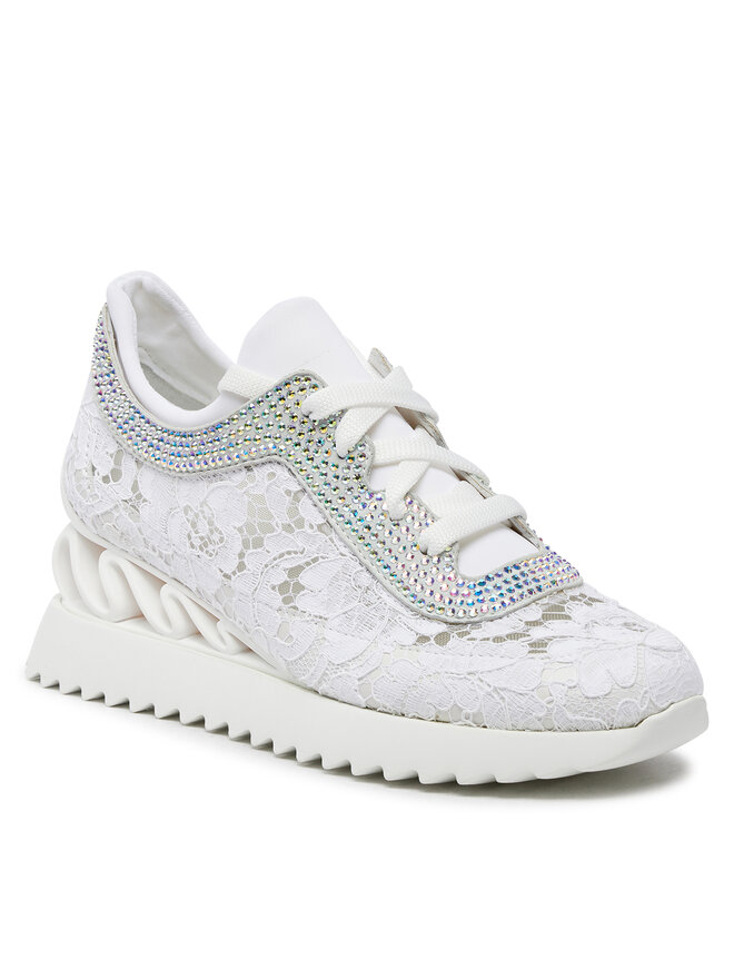 Le Silla Sneakersy Le Silla Reiko 6806Q040ZGPPLAC Biela
