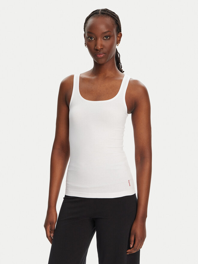 HUGO HUGO Pack de 2 tops 50469682 Écru Regular Fit