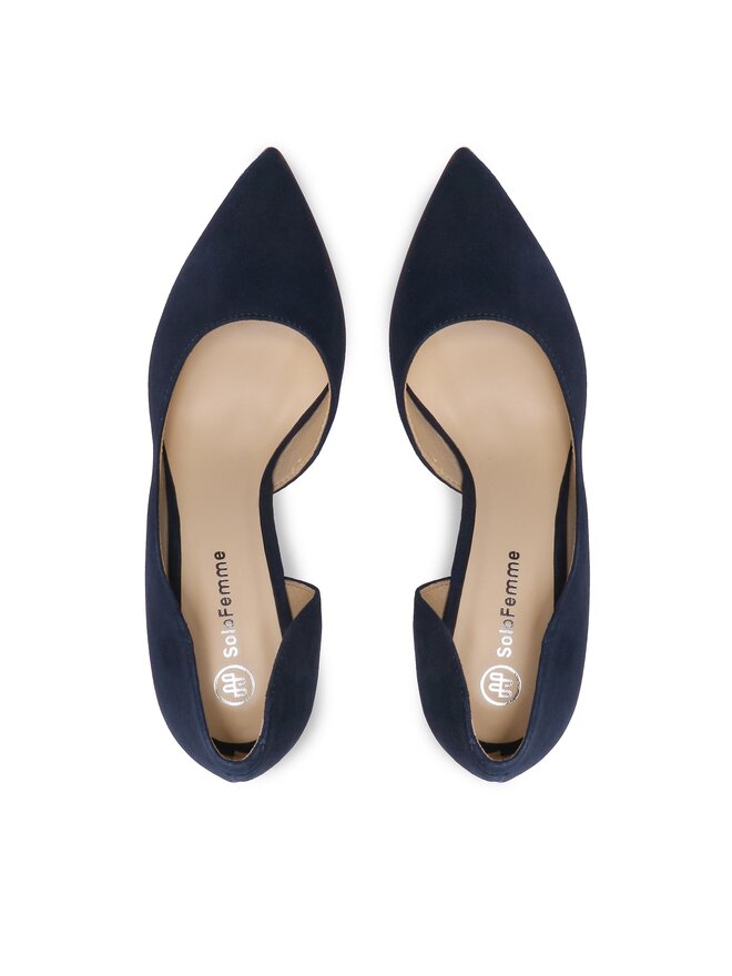 Solo Femme High Heels Solo Femme 34278-A8-K33/000-04-00 Dunkelblau