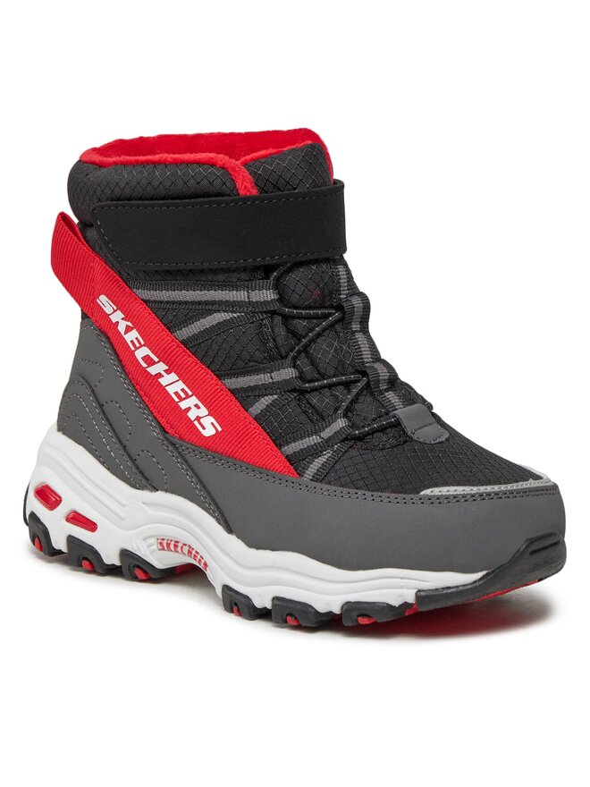 Skechers Csizma Skechers D'Lites 660092L/BKRD Fekete