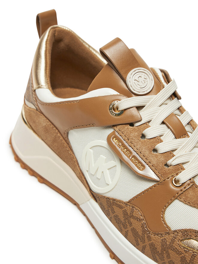 MICHAEL Michael Kors Sneakersy MICHAEL Michael Kors Theo Trainer 43F1THFS2B Brązowy