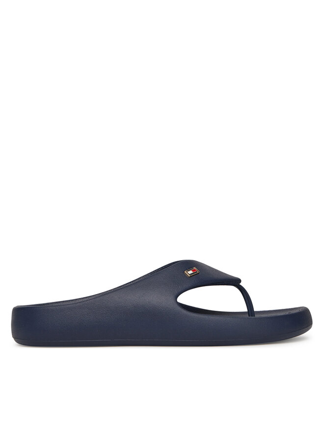 Tommy Hilfiger Japonki Tommy Hilfiger Th Comfort Beach Sandal FW0FW08522 Granatowy