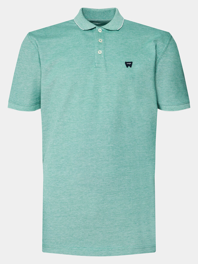 Wrangler Wrangler Polo marškinėliai Refined 112350393 Žalia Regular Fit
