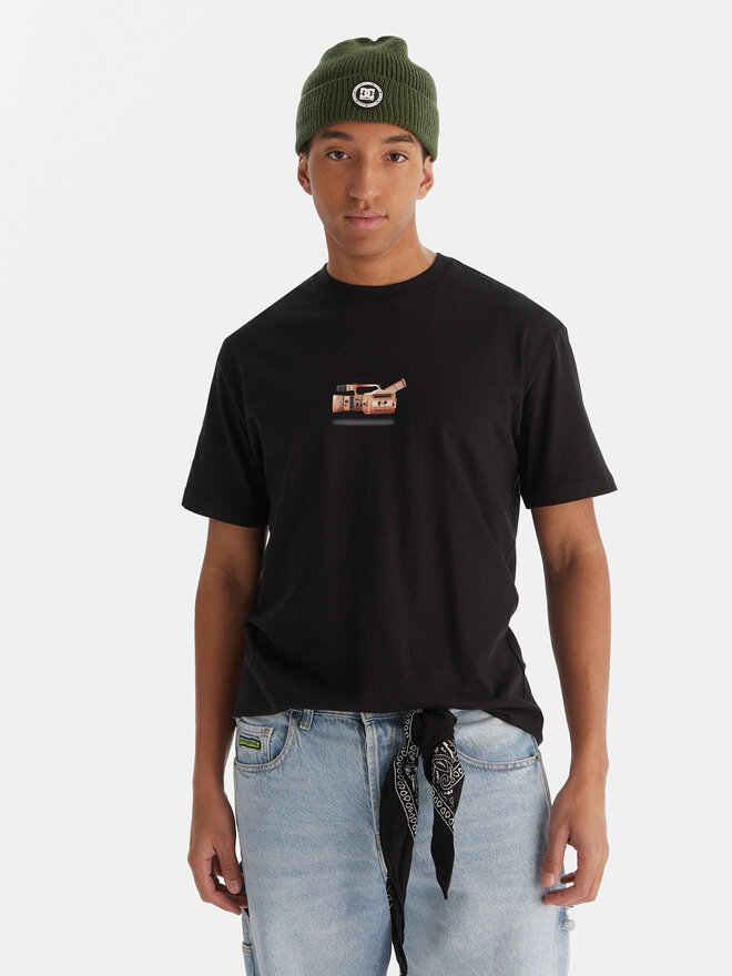DC Shoes DC Shoes T-Shirt Handy Cam HSS EDYZT04379 Schwarz Regular Fit