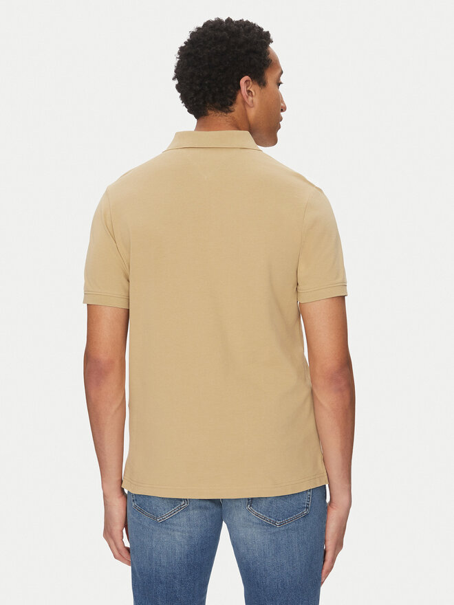 Tommy Jeans Tommy Jeans Polo marškinėliai Linear DM0DM20914 Smėlio Regular Fit