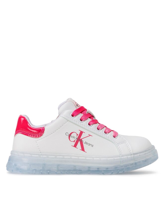 Calvin Klein Jeans Sneakers Calvin Klein Jeans Low Cut Lace-Up V3A9-80474-1434 Bianco
