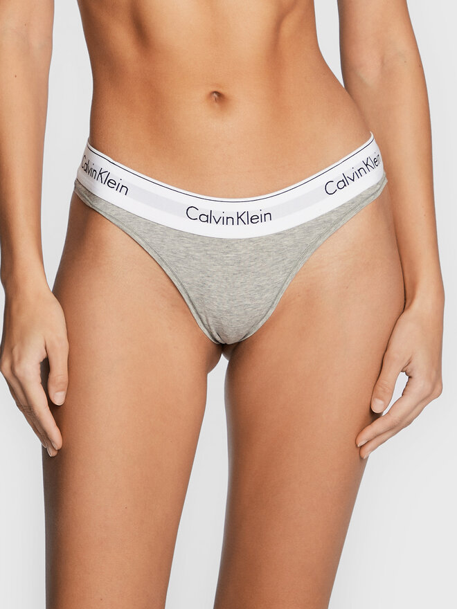 Calvin Klein Underwear Calvin Klein Underwear Бразильські труси 000QF5981E Сірий