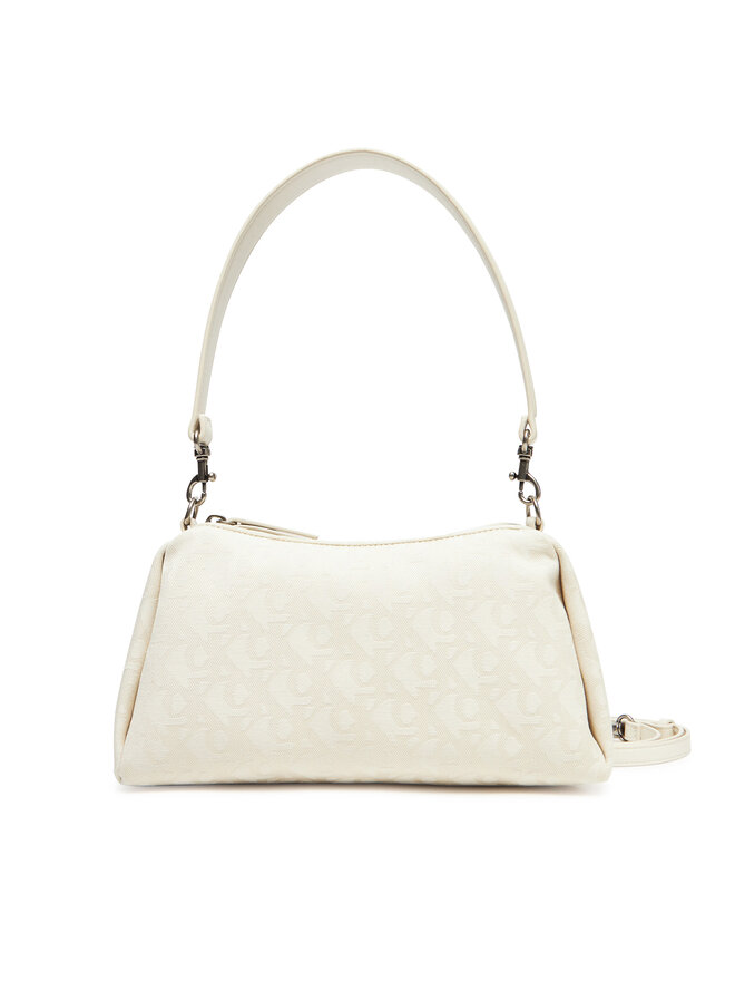Calvin Klein Jeans Handtasche Calvin Klein Jeans Ckj Monogram Drop Sm Shoulder Ba LV04K3142G Creme
