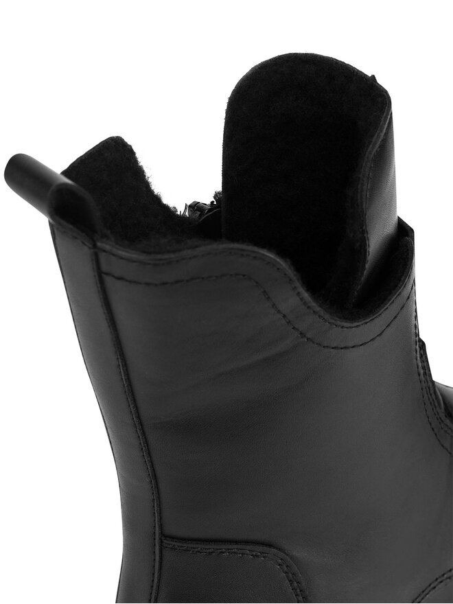 Rieker Škornji Rieker Z9852-00 Črna