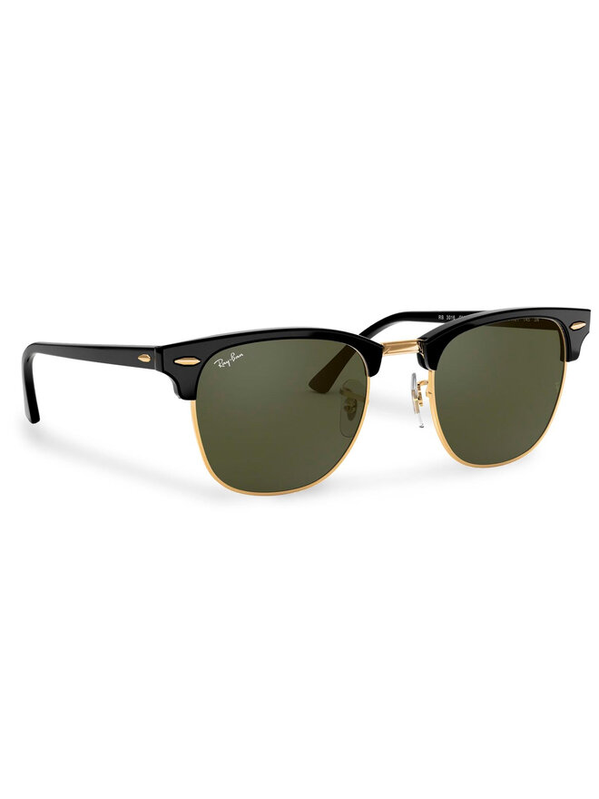 Ray-Ban Ochelari de soare Ray-Ban Clubmaster 0RB3016 W0365 Negru