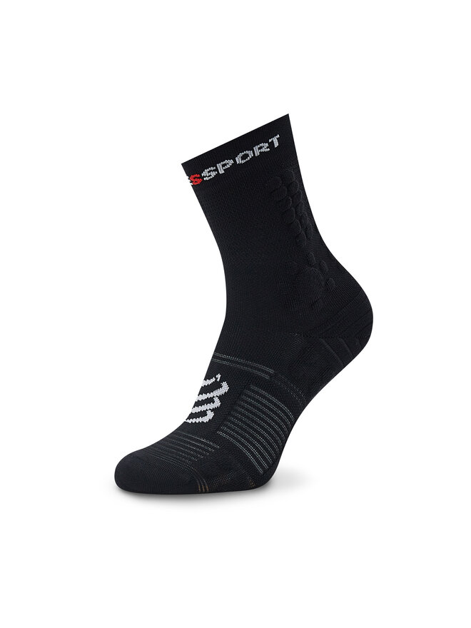 Compressport Hohe Unisex-Socken Compressport Pro Racing V4.0 Trail U XU00048B Schwarz