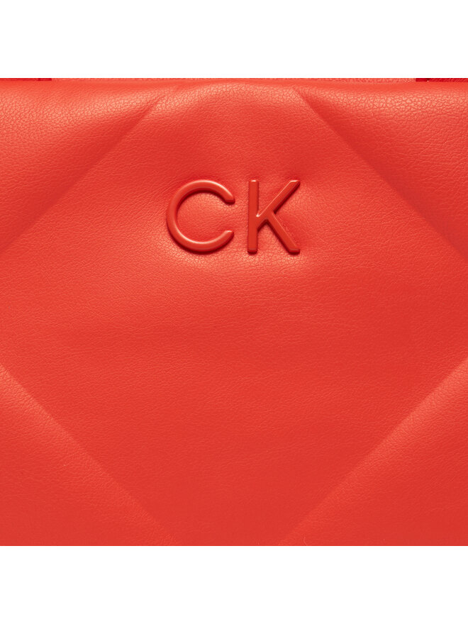 Calvin Klein Bolso Calvin Klein Re-Lock Quilt Tote Mini K60K611340 Naranja